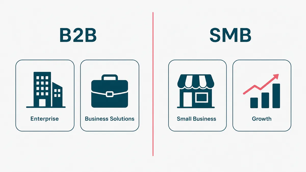 A split between B2B-focused and small-business-focused marketing tools