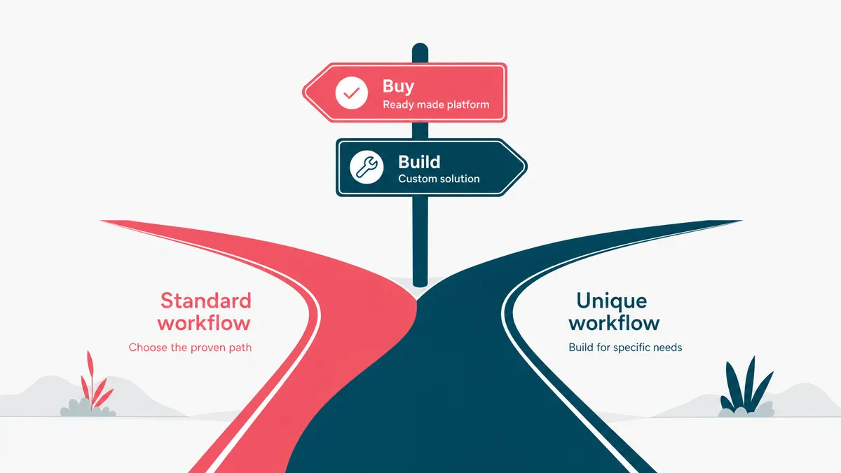 Build versus buy decision for insurance claims software