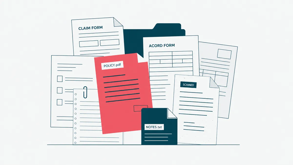 Insurance document automation starts with paper, PDFs, and scanned forms